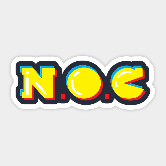 N.O.C. Official Sticker by The Nerds of Color